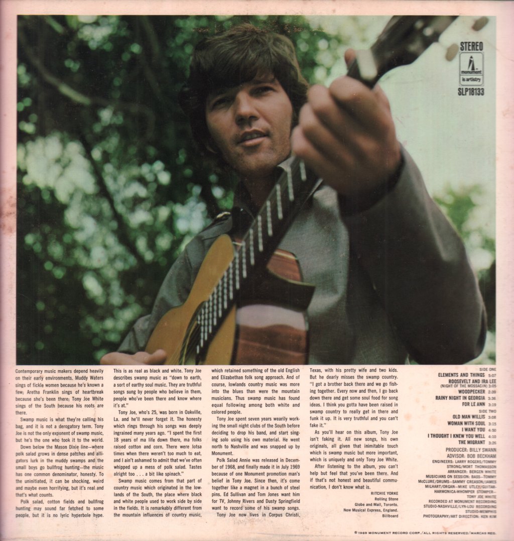 Tony Joe White - ...Continued - Lp