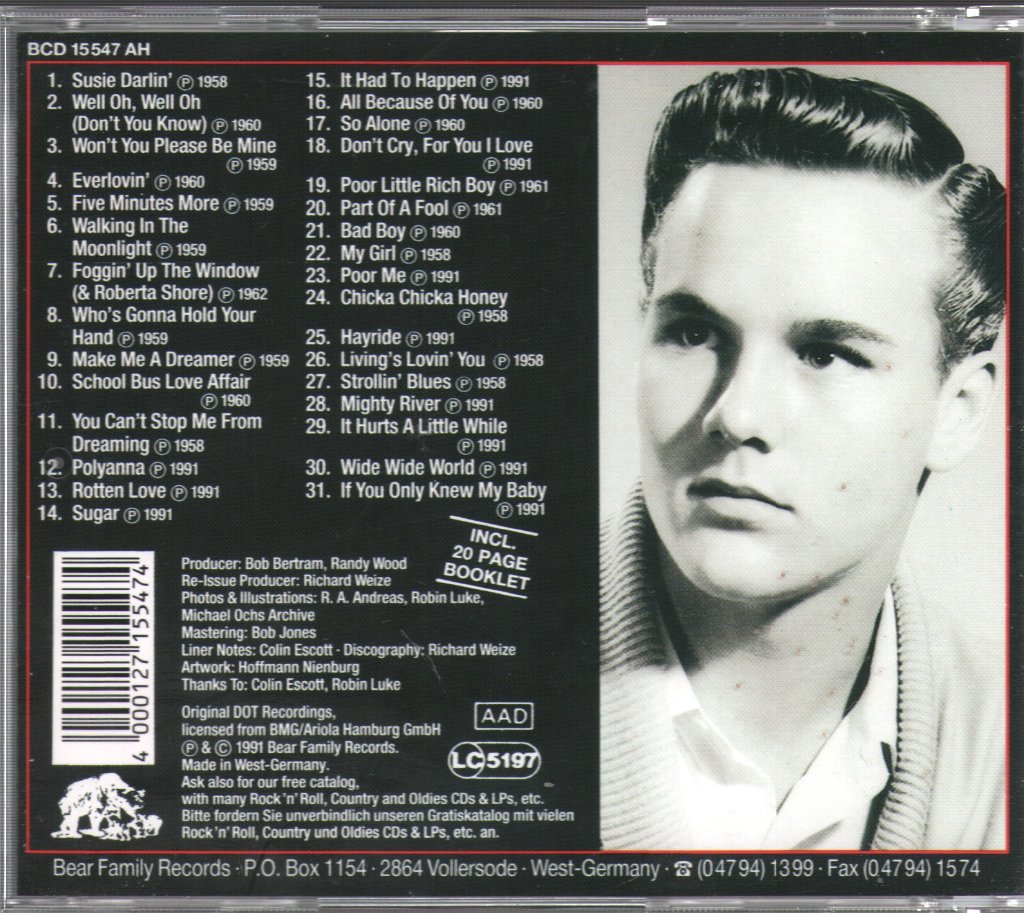 Robin Luke - Susie Darlin' - Cd