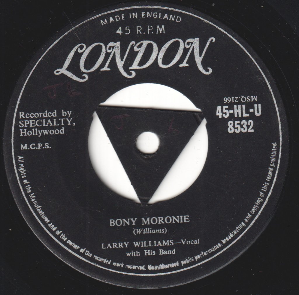 Larry Williams - Bony Moronie - 7 Inch