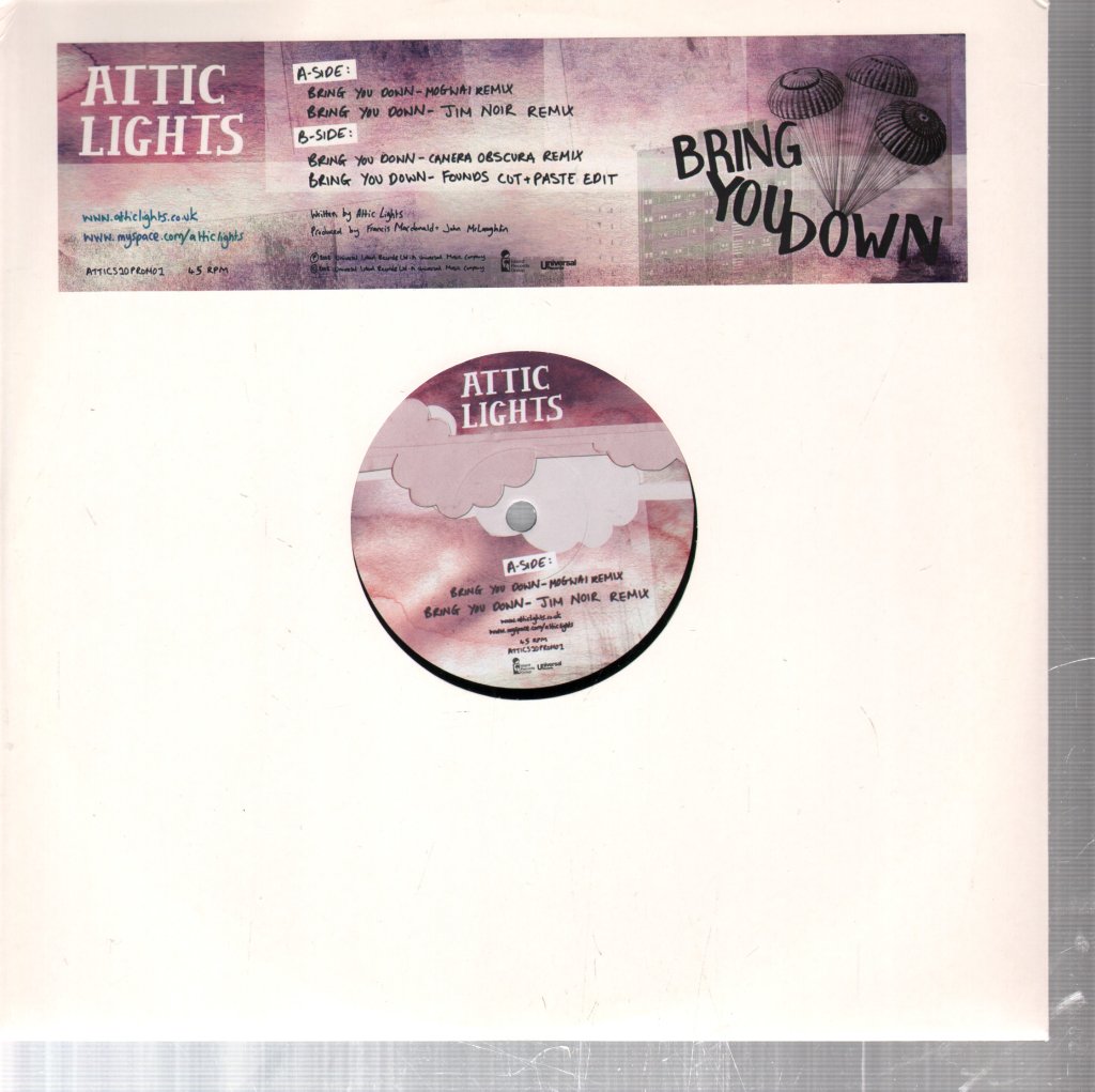 Attic Lights - Bring You Down - 10 Inch