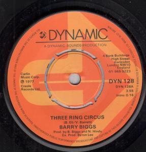 Barry Biggs - Three Ring Circus - 7 Inch
