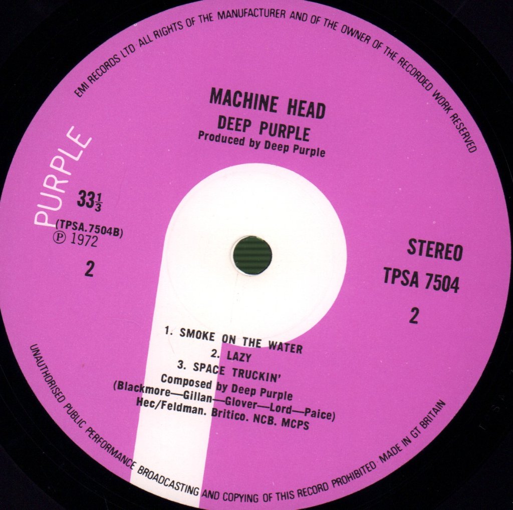 Deep Purple - Machine Head - Lp