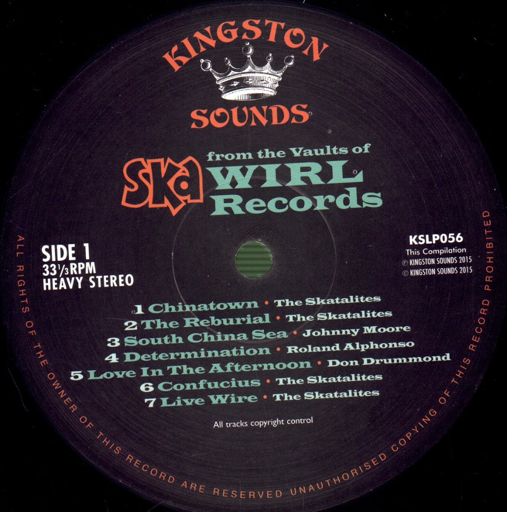Various Artists - Ska From The Vaults Of WIRL Records - Lp