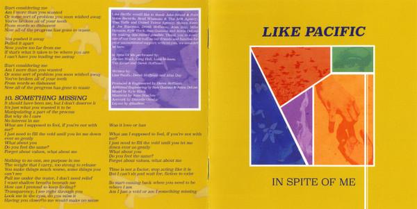 Like Pacific - In Spite Of Me - Cd