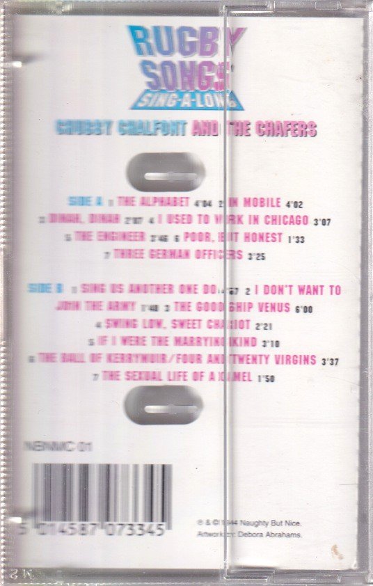 Chubby Chalfont And The Chafers - Rugby Songs Sing-A-Long - Cassette