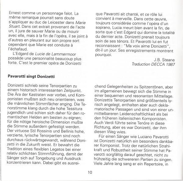 Luciano Pavarotti - Donizetti Arias (Una Furtiva Lagrima) - Cd