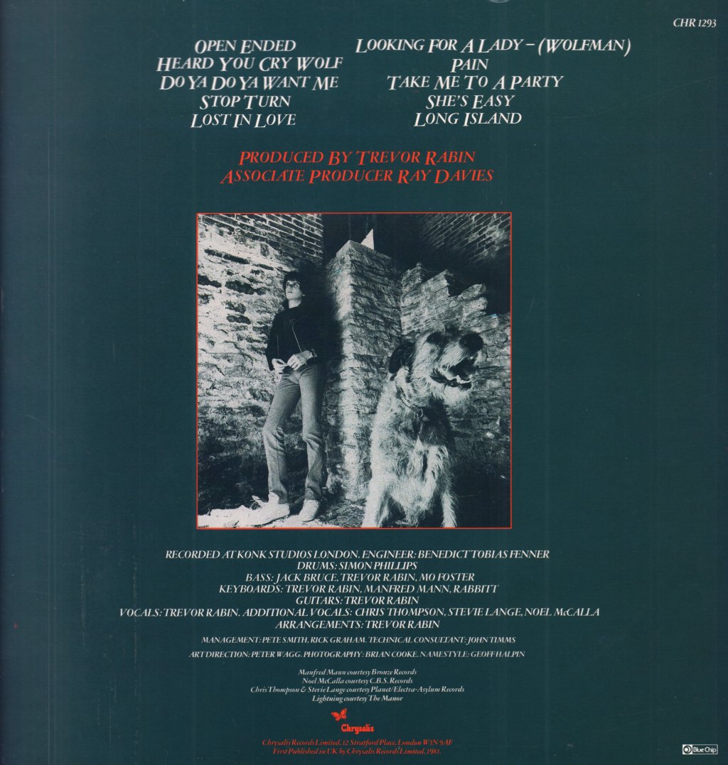 Trevor Rabin - Wolf - Lp