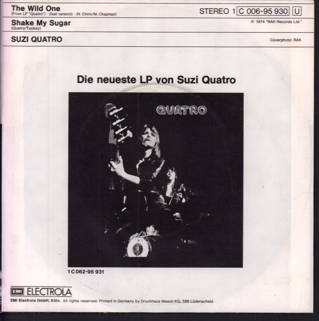 Suzi Quatro - Wild One - 7 Inch