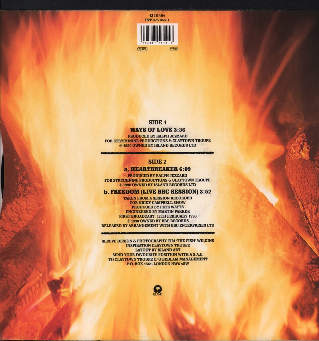 Claytown Troupe - Ways Of Love - 12 Inch