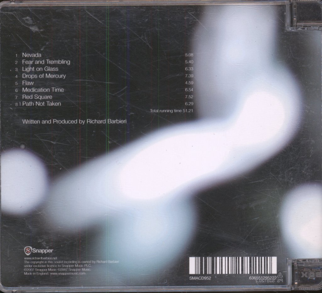 Richard Barbieri - Things Buried - Cd