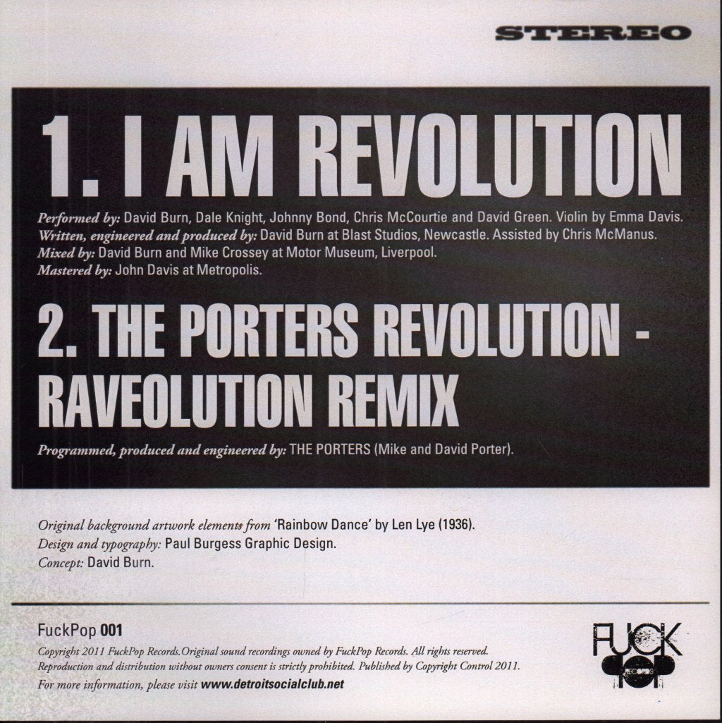Detroit Social Club - I Am Revolution - 7 Inch
