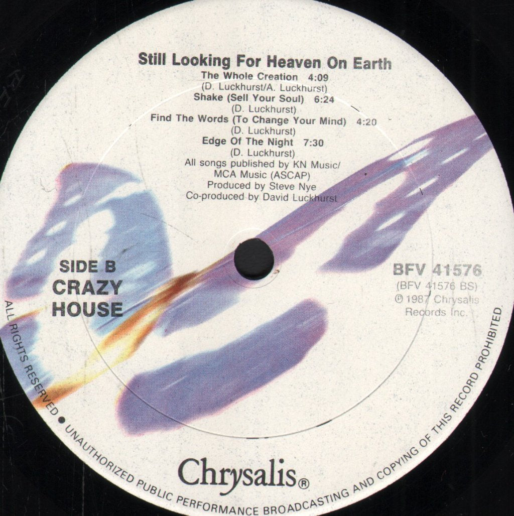 Crazy House - Still Looking For Heaven On Earth - Lp