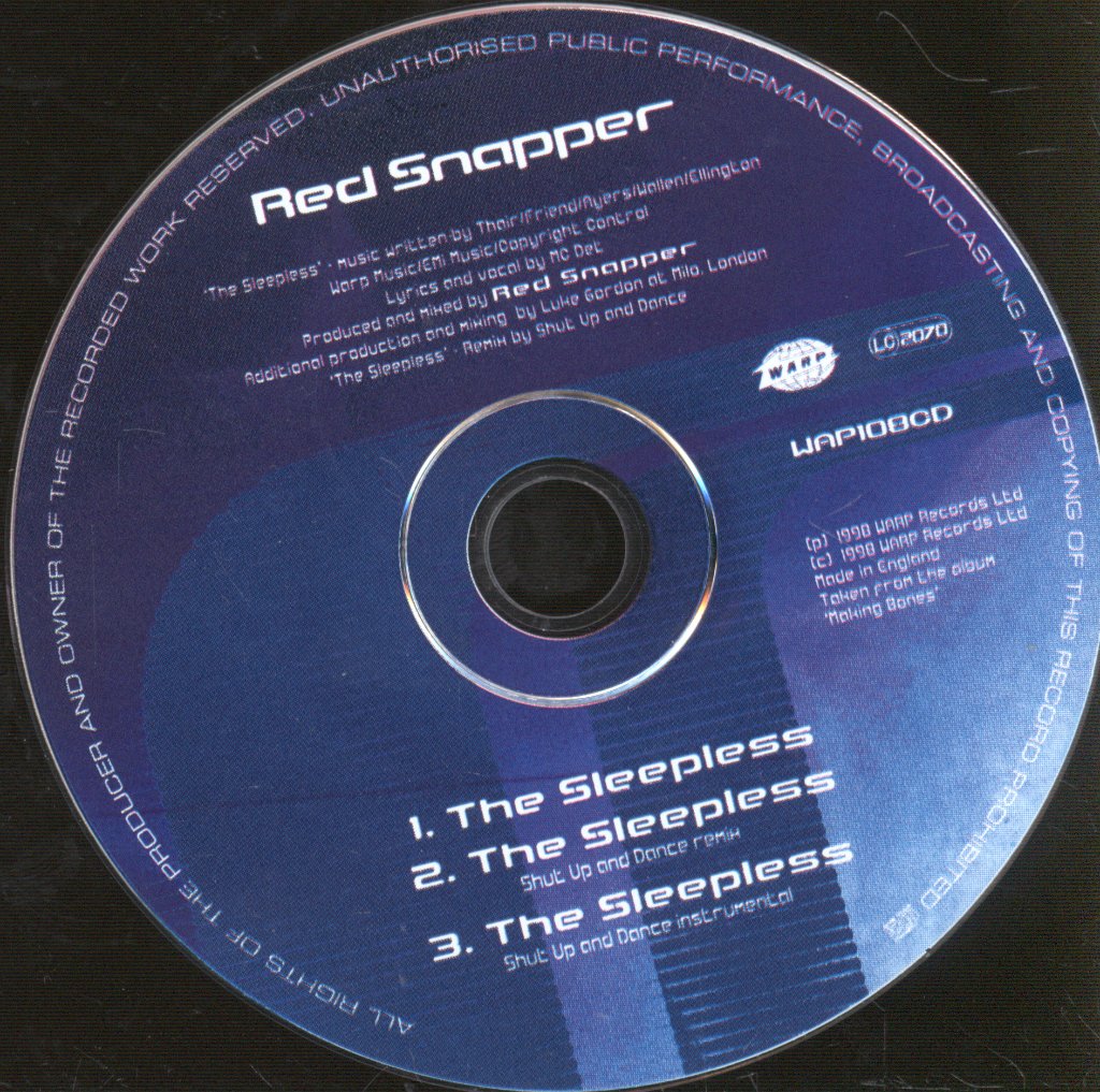 Red Snapper - Sleepless - Cd