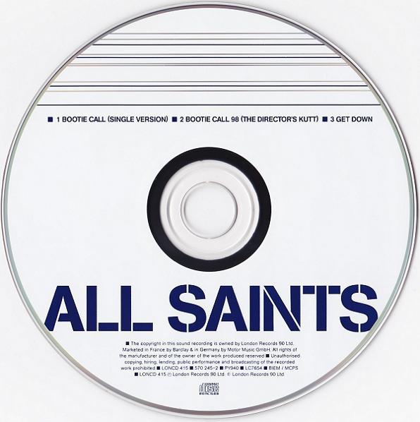 All Saints - Bootie Call - Cd