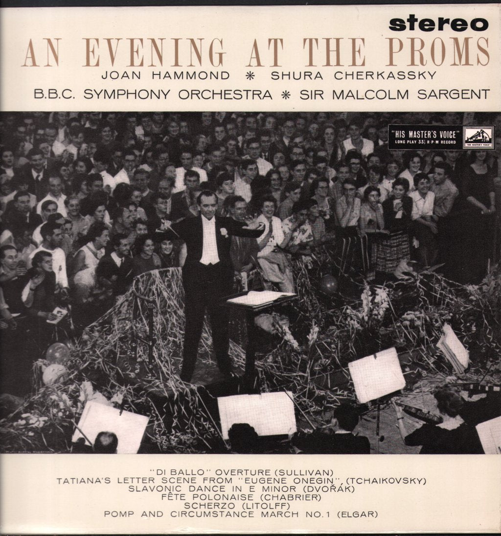 Sir Malcolm Sargent / BBC Symphony Orchestra / Joan Hammond / Shura Cherkassky - An Evening At The Proms - Lp