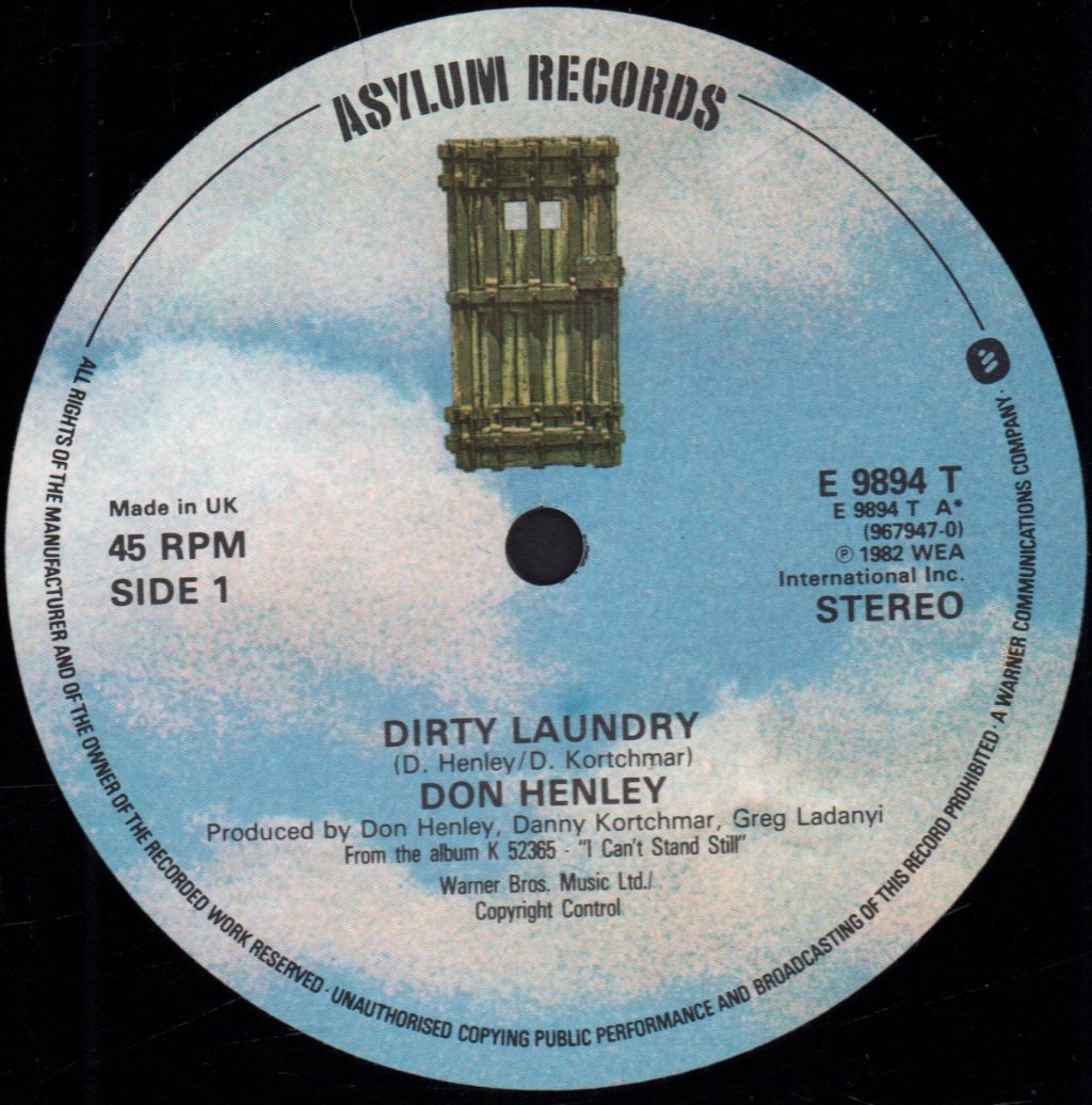 Don Henley - Dirty Laundry - 12 Inch