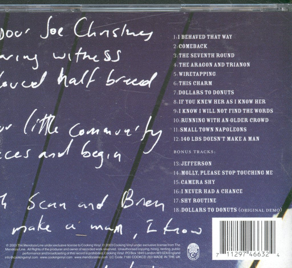 Mendoza Line - If They Knew This Was The End - Cd