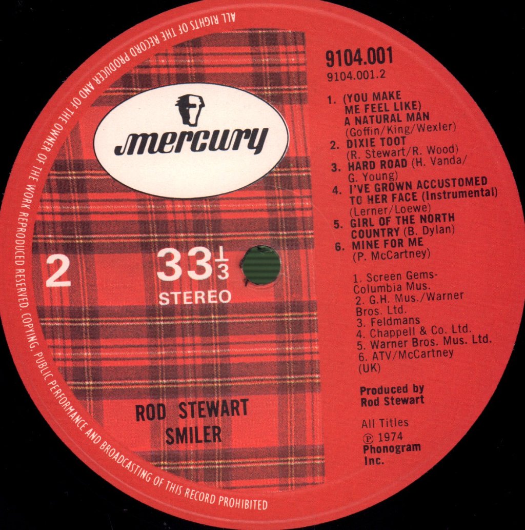 Rod Stewart - Smiler - Lp