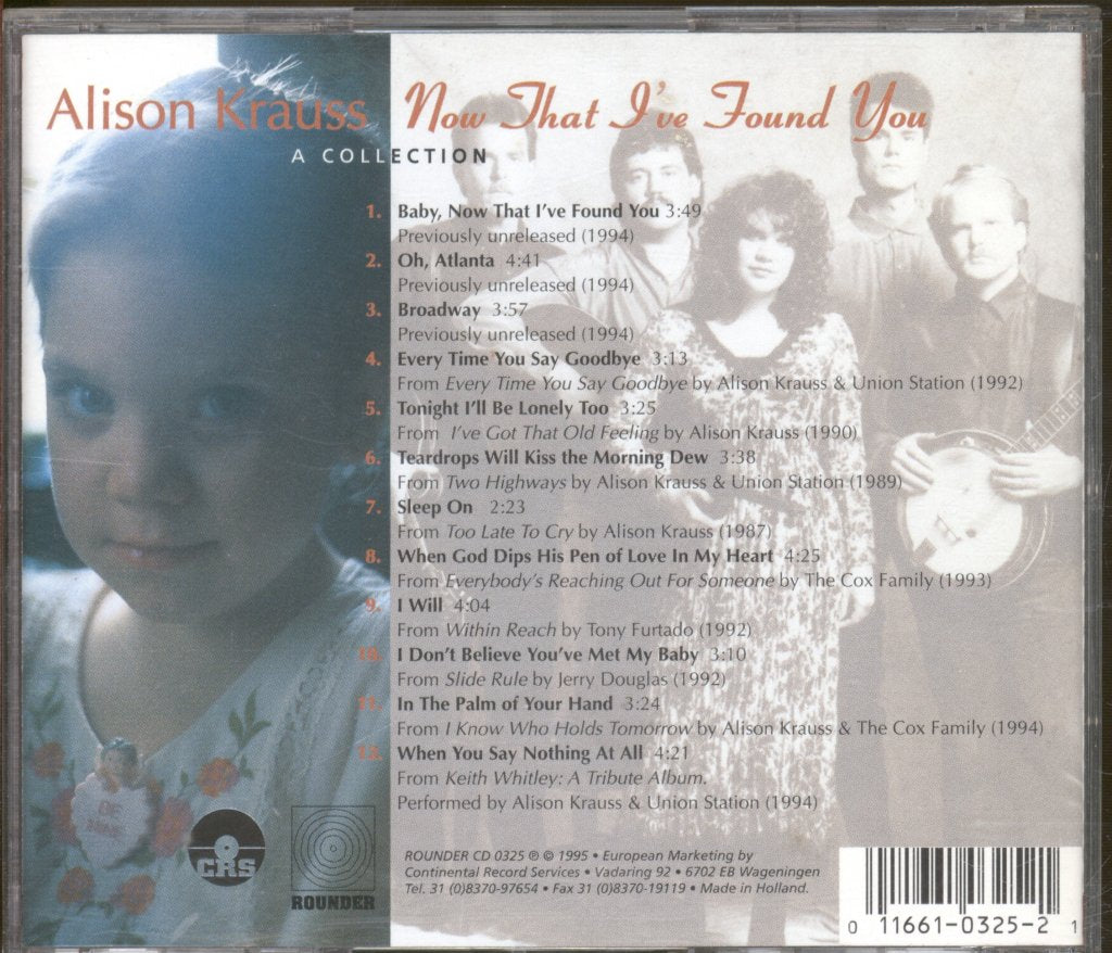 Alison Krauss - Now That I've Found You: A Collection - Cd