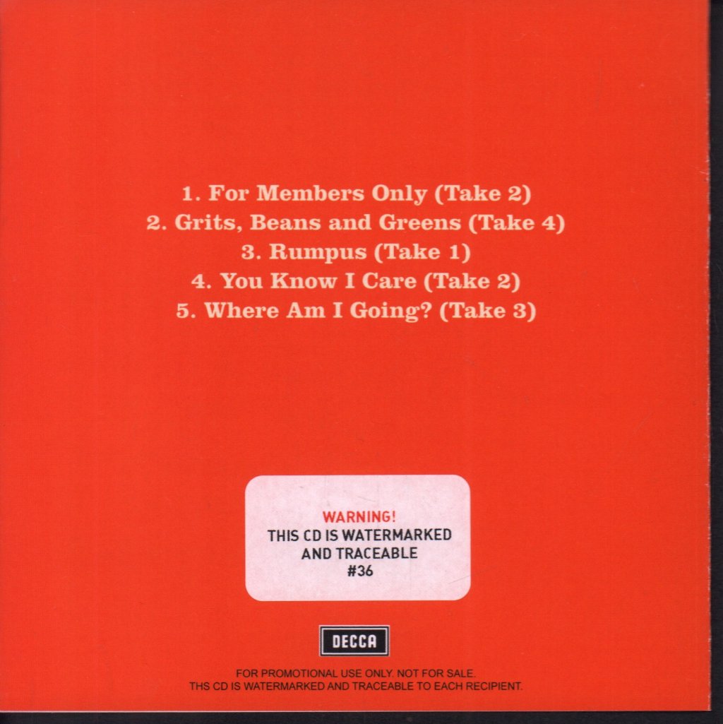 Tubby Hayes Quartet - Grits, Beans And Greens - Cdr