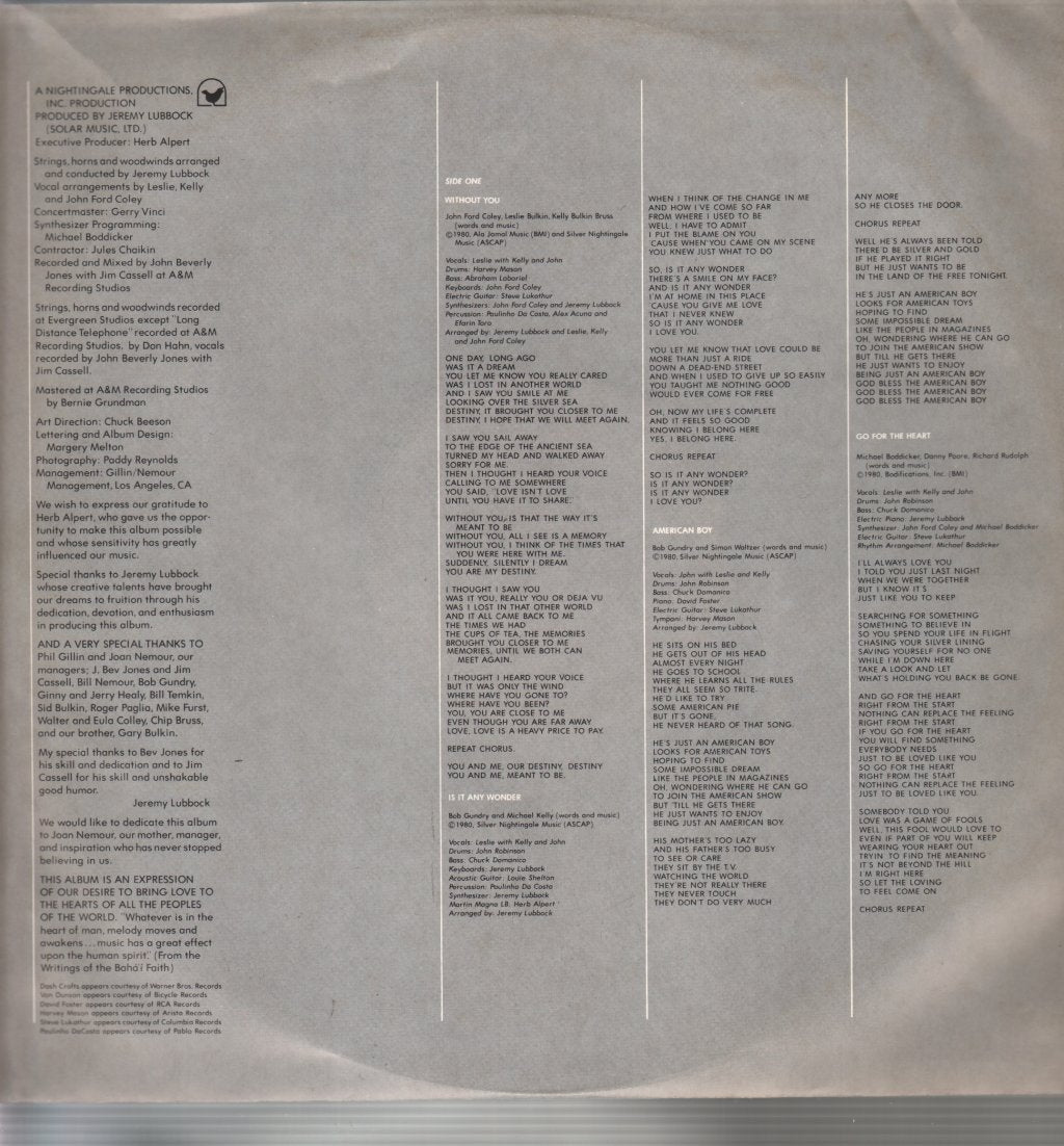 Leslie, Kelly And John Ford Coley - Leslie, Kelly & John Ford Coley - Lp
