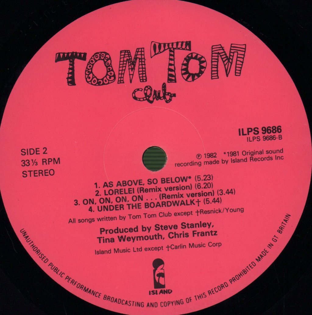 Tom Tom Club - Tom Tom Club - Lp