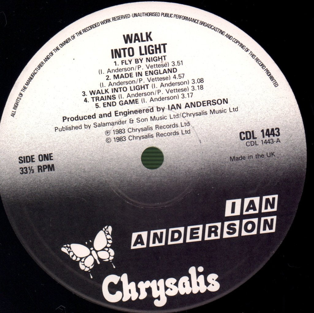 Ian Anderson - Walk Into Light - Lp