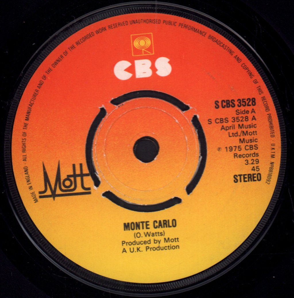 Mott - Monte Carlo - 7 Inch