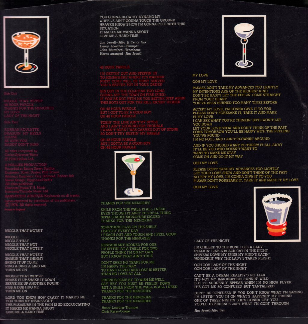 Hollies - Russian Roulette - Lp