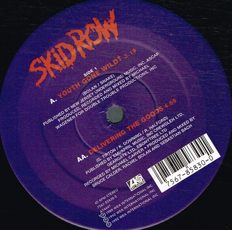 Skid Row - Youth Gone Wild - 12 Inch