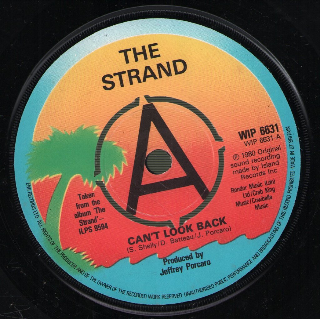 Strand - Can't Look Back - 7 Inch