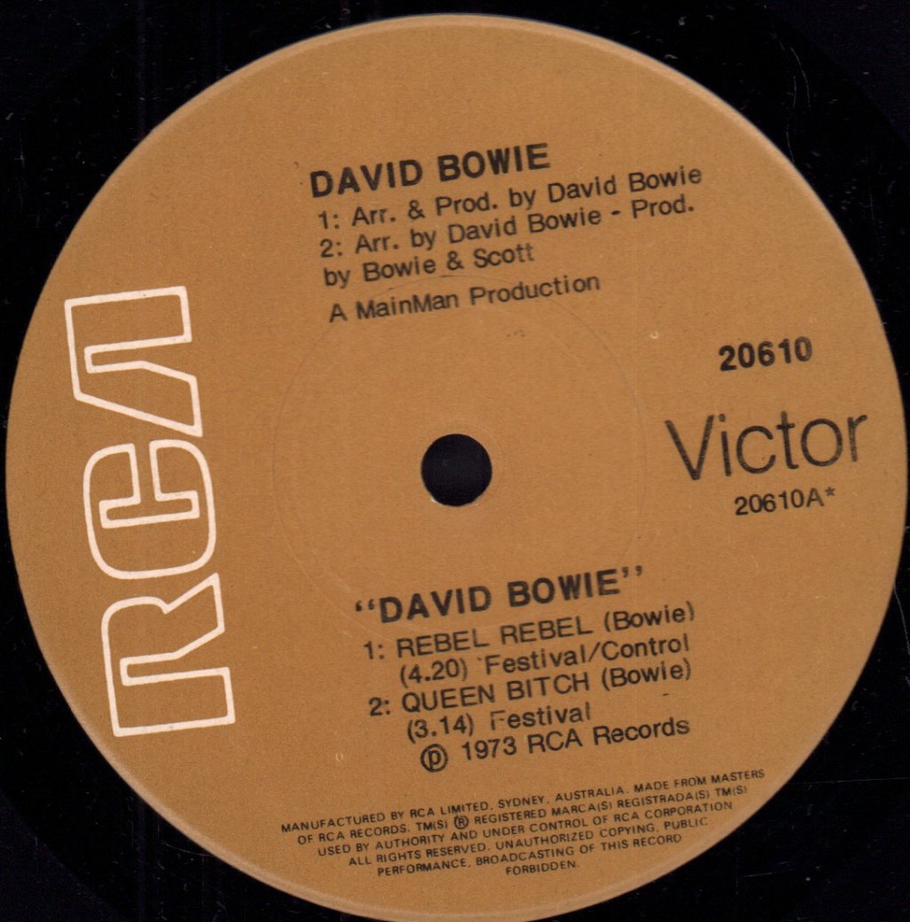 David Bowie - Rebel Rebel - 7 Inch