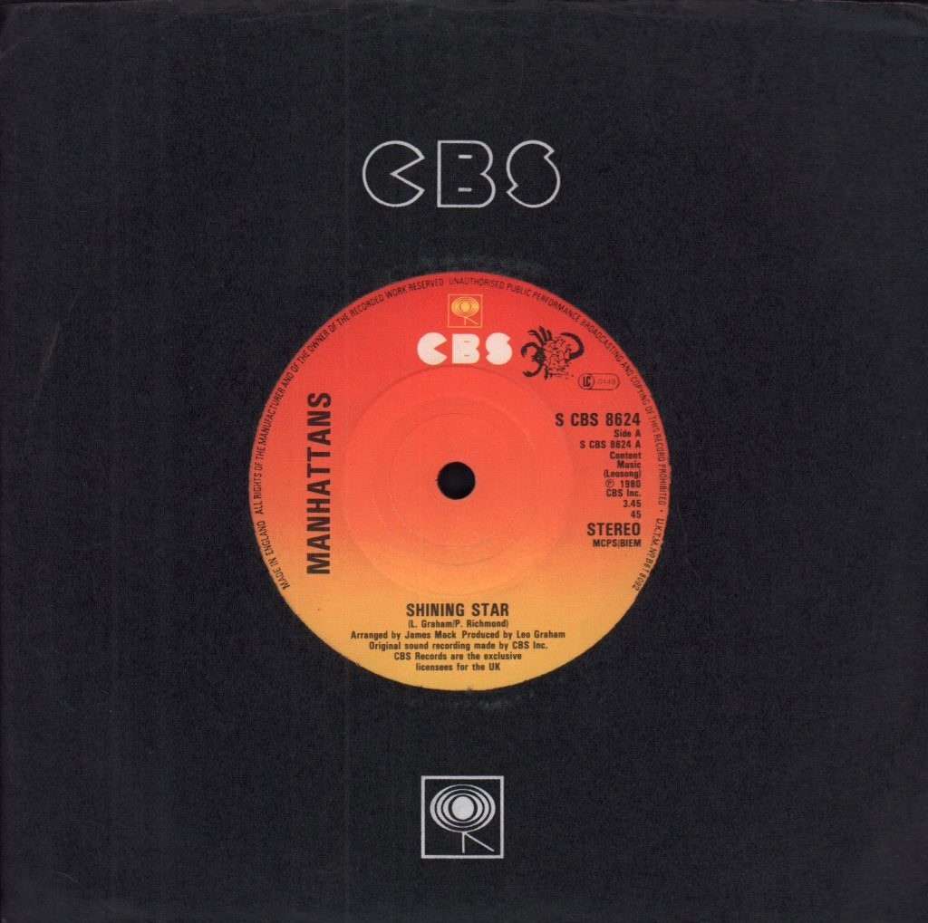 Manhattans - Shining Star - 7 Inch