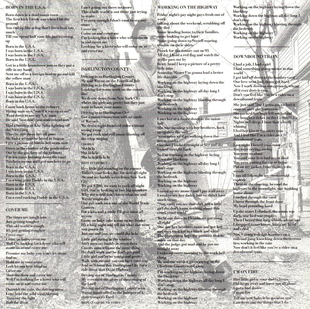 Bruce Springsteen - Born In The Usa - Lp