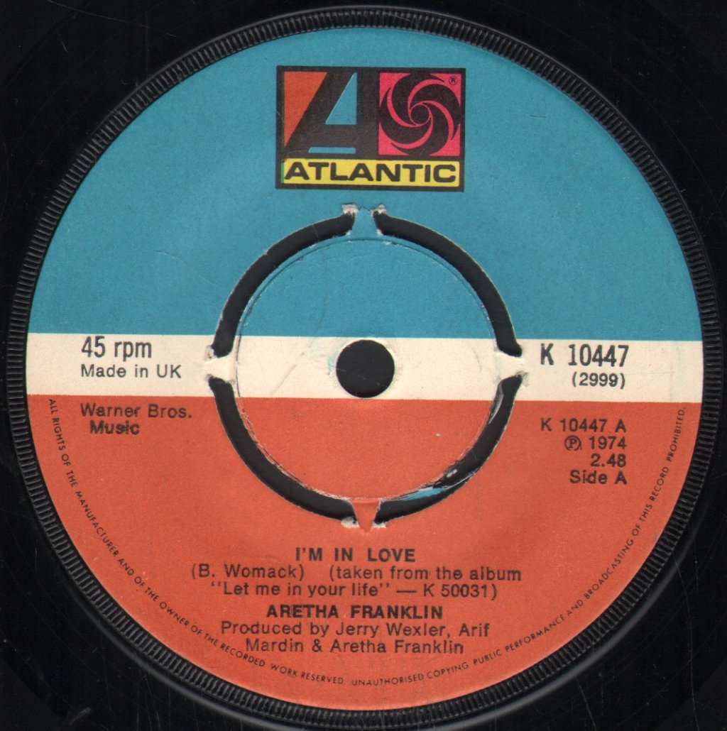 Aretha Franklin - I'm In Love - 7 Inch