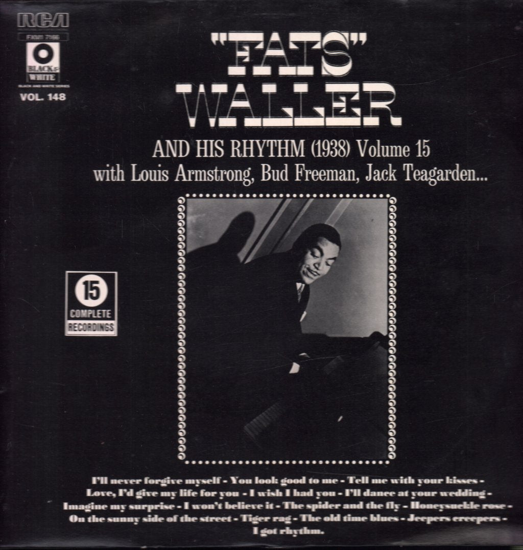 Fats Waller & His Rhythm - Complete Recordings Volume 15 (1938) - With Louis Armstrong, Bud Freeman, Jack Teagarden... - Lp