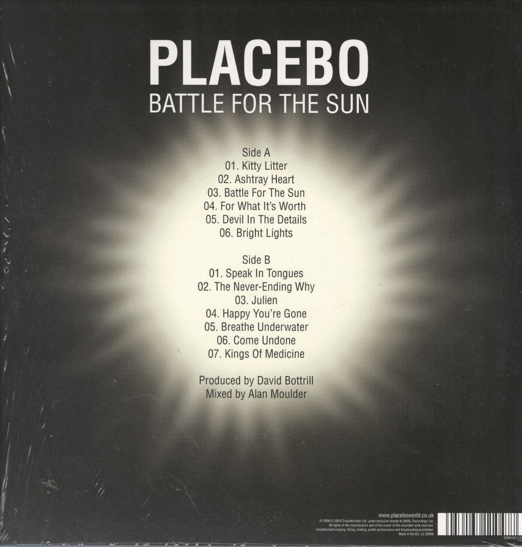 Placebo - Battle For The Sun - Lp