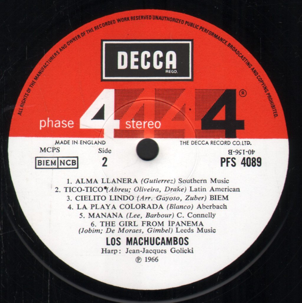 Los Machucambos - Caramba! - Lp