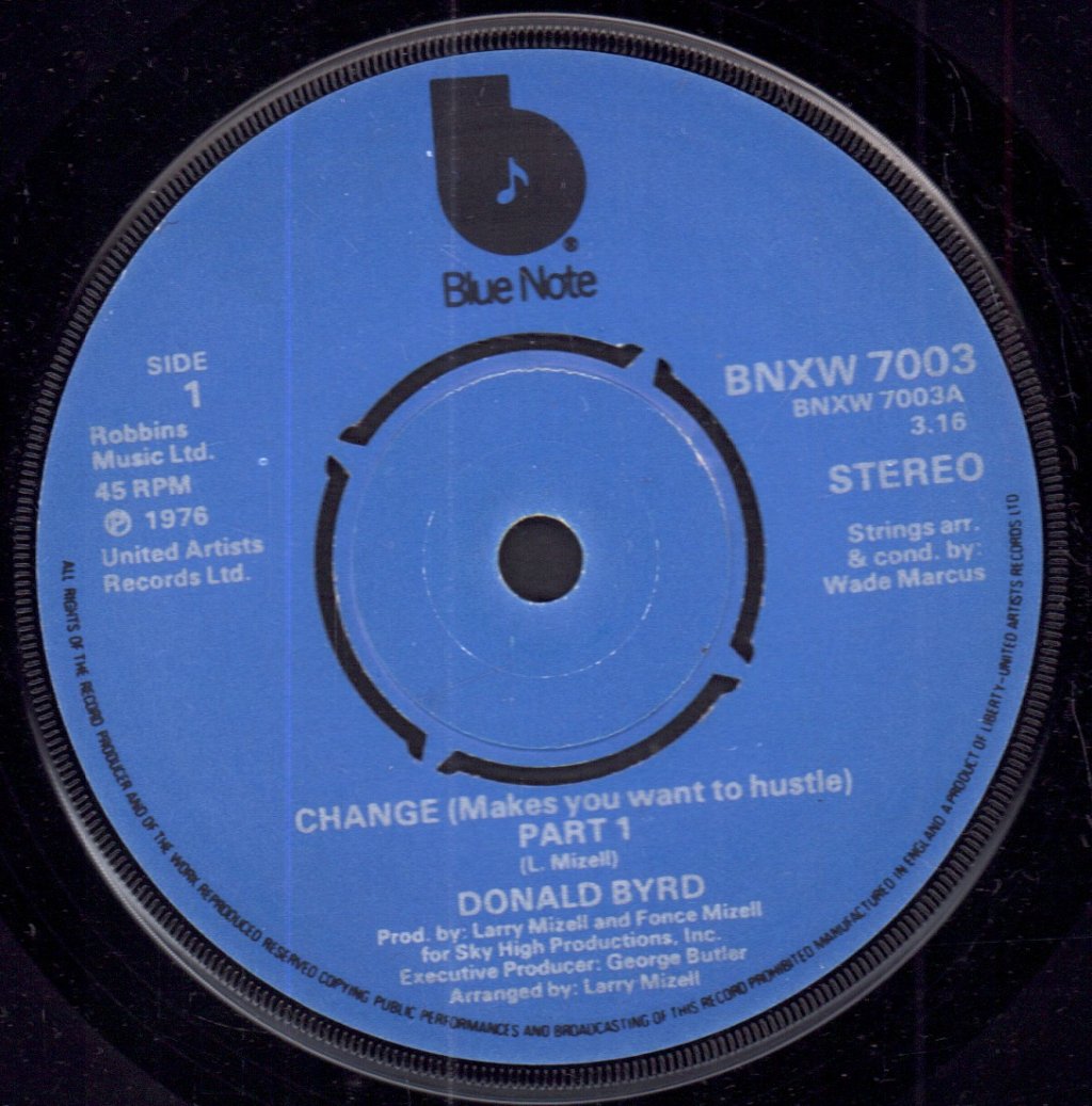Donald Byrd - Change - 7 Inch
