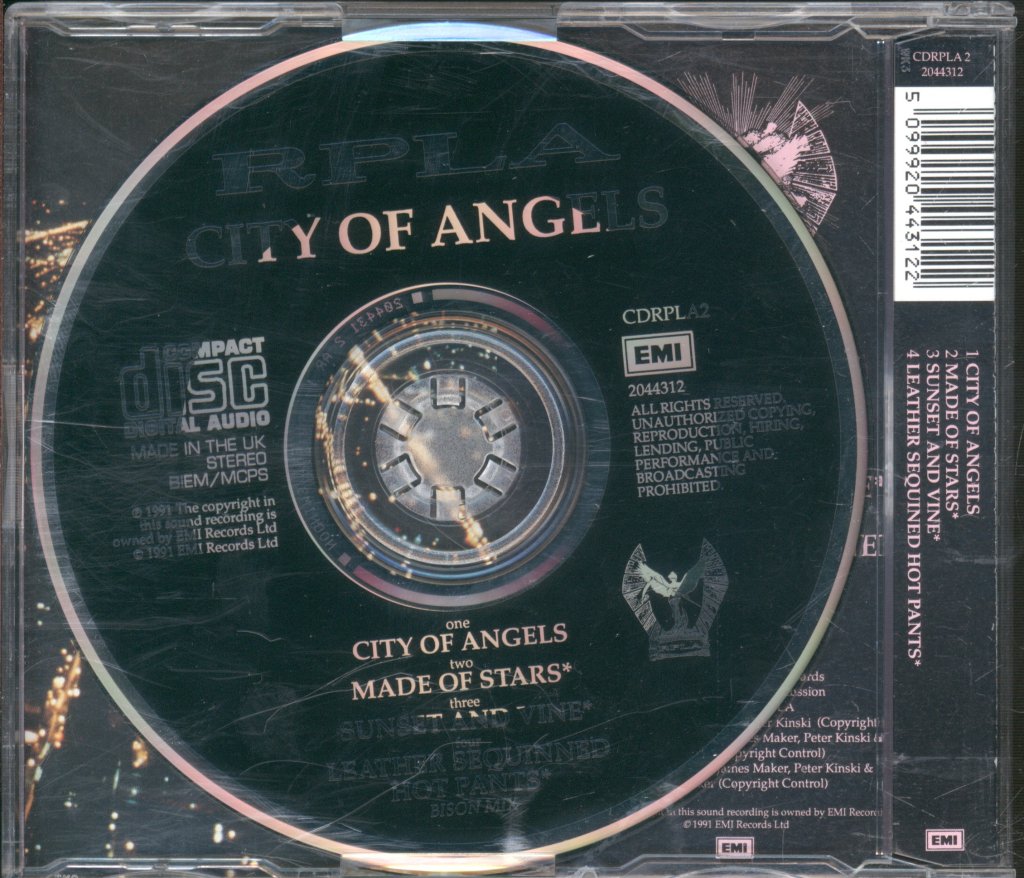 Rpla - City Of Angels - Cd