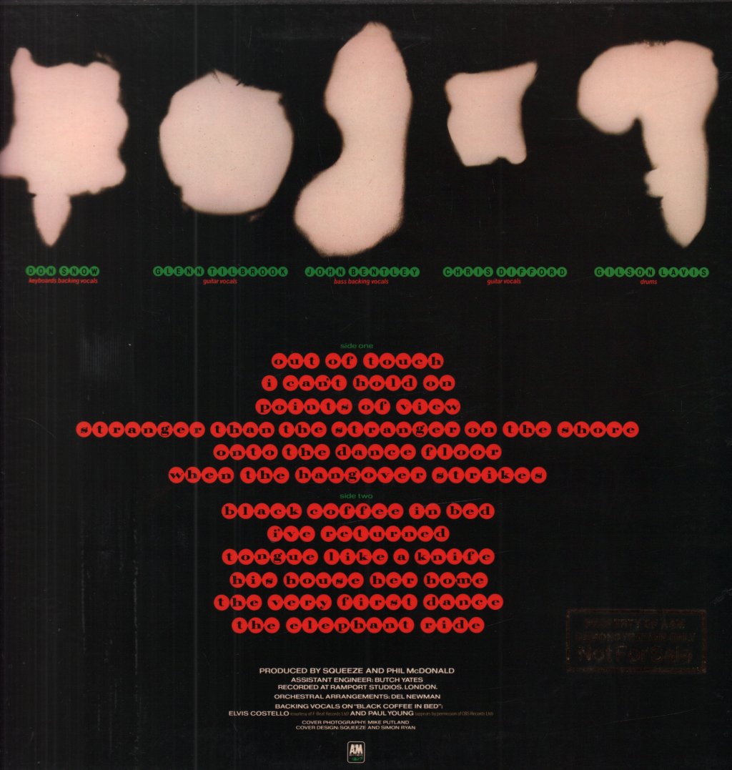 Squeeze - Sweets From A Stranger - Lp