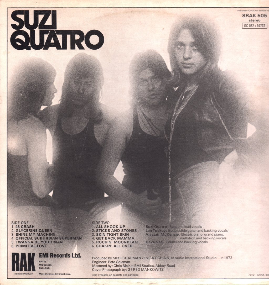 Suzi Quatro - Suzi Quatro - Lp