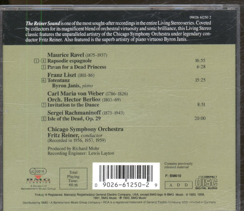 Chicago Symphony Orchestra, Fritz Reiner - Reiner Sound - Cd