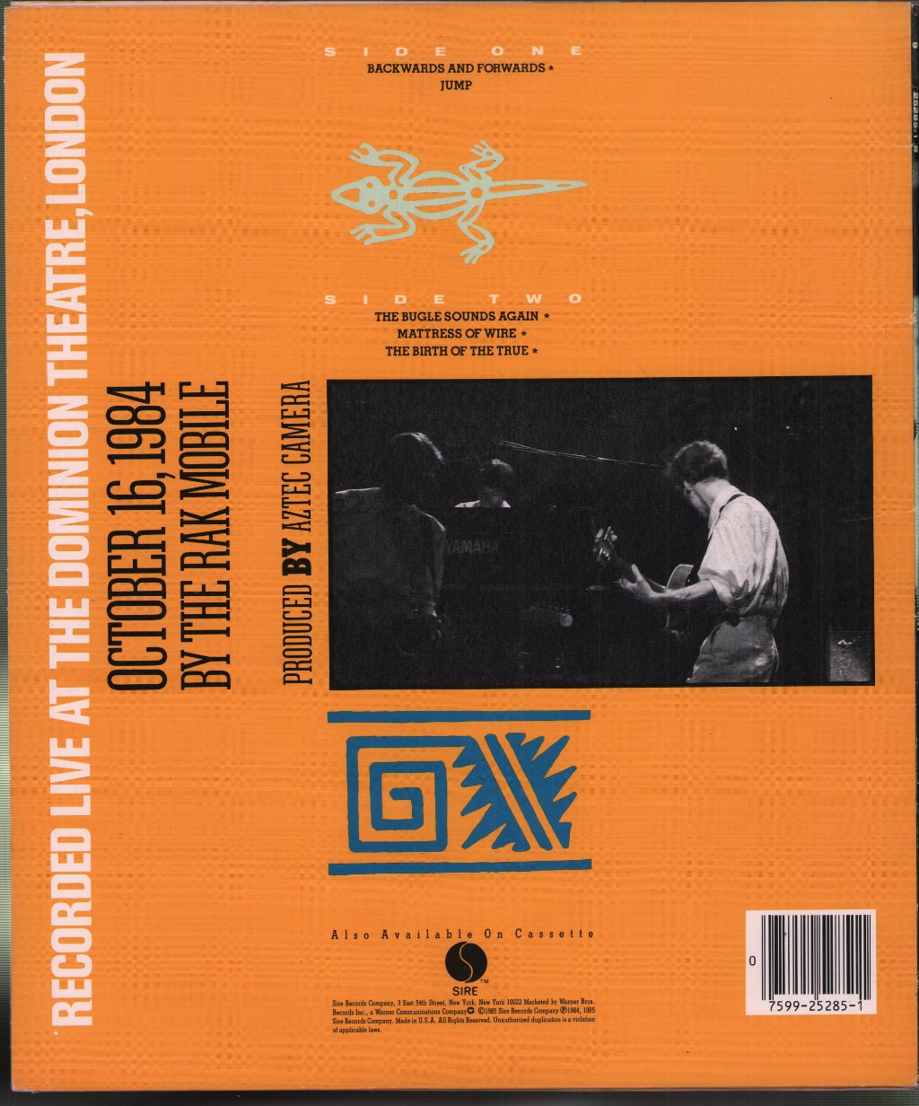 Aztec Camera - Backwards And Forwards - 10 Inch