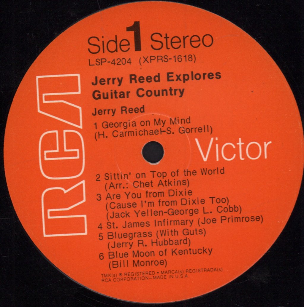Jerry Reed - Explores Guitar Country - Lp