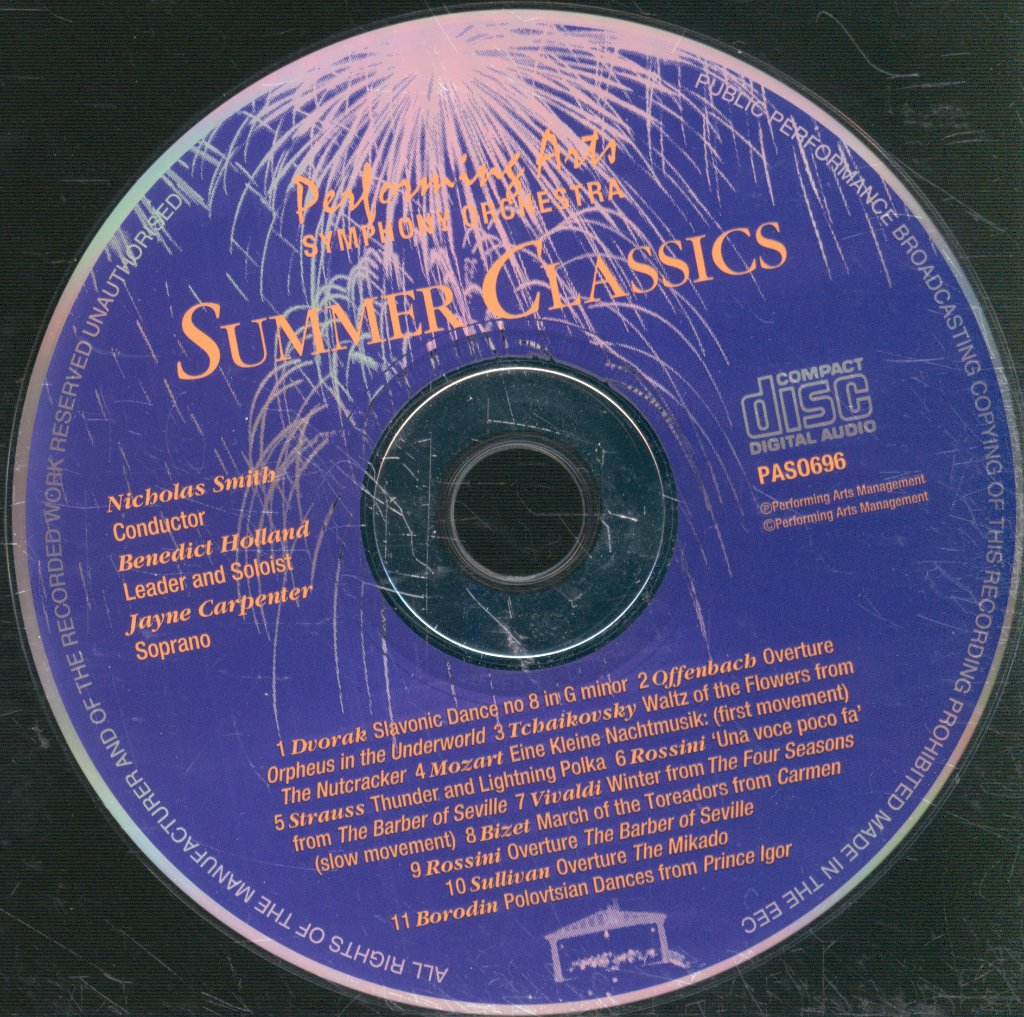 Performing Arts Symphony Orchestra - Summer Classics - Cd