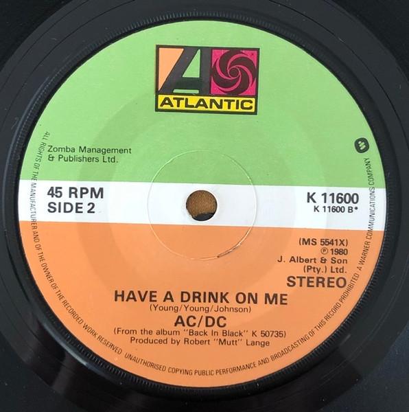AC/DC - You Shook Me All Night Long - 7 Inch