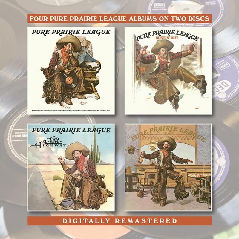 Pure Prairie League - Pure Prairie League / Bustin' Out / Two Lane Highway / Dance - Cd