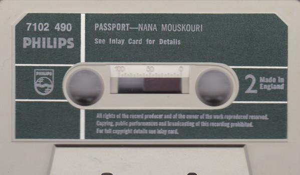 Nana Mouskouri - Passport - Cassette