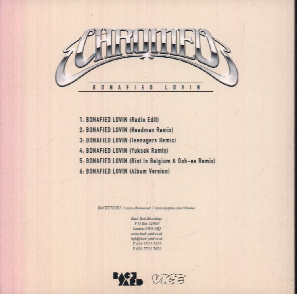 Chromeo - Bonafied Lovin - Cd